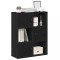 Gossi biblioteca stejar negru 60x24x76,5 cm lemn prelucrat