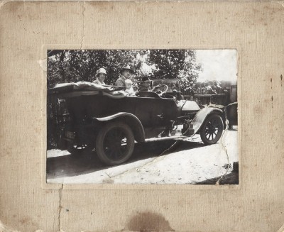 A3712N Automobil cu număr de &amp;icirc;nmatriculare Ar-56, 1925, studio Curticean, Arad foto