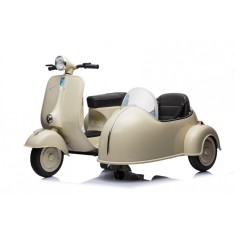 Scuter electric cu atasament Piaggio VESPA 150 VL1T 110W 12V 10Ah, culoare Bej