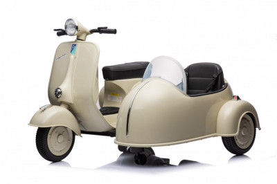 Scuter electric cu atasament Piaggio VESPA 150 VL1T 110W 12V 10Ah, culoare Bej foto