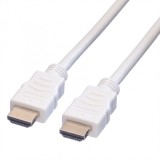 Cablu HDMI v1.4 19T-19T ecranat 10m Alb, Value 11.99.5710