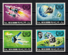 RAS AL KHAIMA 1969 - Cosmonautica, Programe spatiale / serie completa MNH foto