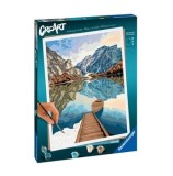 Cumpara ieftin Kit pictura pe numere Ravensburger - Vedere la lac