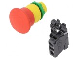 Comutator Siguranță 22mm Roșu 3A/240VAC IP66