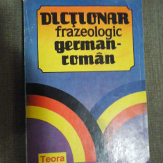 DICTIONAR FRAZEOLOGIC GERMAN-ROMAN - ALEXANDRU ROMAN