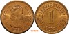 Moneda exotica 1 CENT - MAURITIUS, anul 1971 * cod 2583 = UNC, Africa