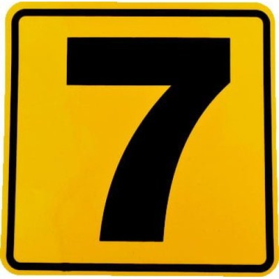 Abtibild numar &amp;quot; 7 &amp;quot; Automotive TrustedCars foto
