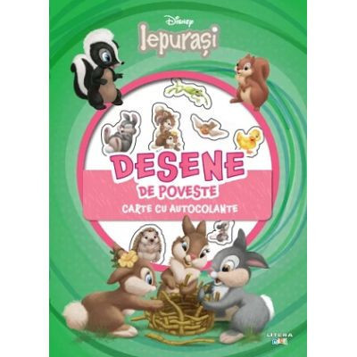 Disney. Iepurasi. Desene de poveste. Carte cu autocolante