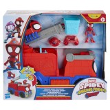 SPIDEY SI PRIETENII LUI UIMITORI MARVEL RESCUE WEBS SET CAMION DE POMPIERI CU