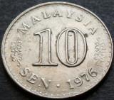 Cumpara ieftin Moneda 10 SEN - MALAEZIA, anul 1976 * cod 3162 A, Asia