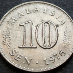 Moneda 10 SEN - MALAEZIA, anul 1976 * cod 3162 A