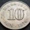 Moneda 10 SEN - MALAEZIA, anul 1976 * cod 3162 A