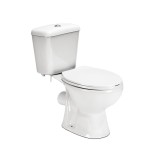 Cumpara ieftin Toaletă monobloc Cleano cu evacuare spate și scaun