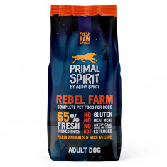 Primal Spirit Dog 65% Rebel Farm - pui și pește 12kg