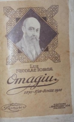 LUI NICOLAE IORGA OMAGIU foto