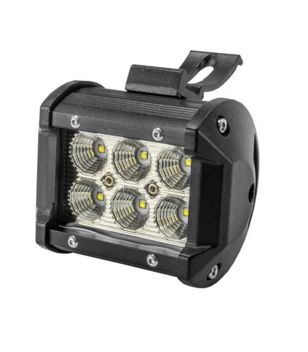 Proiector LED Auto Off Road 18W 6SMD 1200lm 97x78x64mm 12-32V CLL009