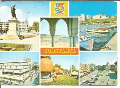 #carte postala-CONSTANTA-colaj foto