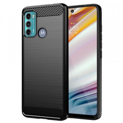 Husa pentru Motorola Moto G60, Techsuit, Carbon, Neagra foto