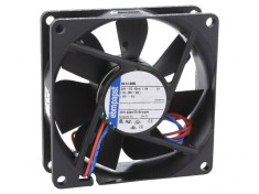 Ventilator axial 24VDC 80x80x25mm 45m3/h 21dBA