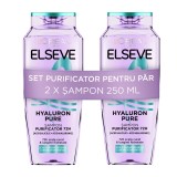 Sampon Hyaluron Pure, 2 x 250ml, Elseve