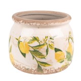 Set 2 ghivece flori ceramica Lemon 12x9 cm
