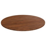 Cumpara ieftin Blat de masa rotund maro inchis &Oslash;60x1,5 cm lemn stejar tratat