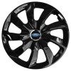 Set 4 Capace Roti 17 inchi (R17), Stig Negru Lucios, Compatibil cu Ford, Autohelix MSA