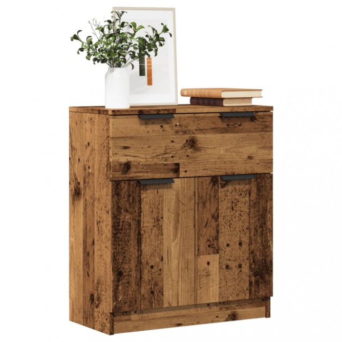 vidaXL Dulap, lemn &icirc;nvechit, 60x30x70 cm, lemn prelucrat
