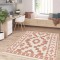 Covor Belgian, Makati 23514, Alb/Roz, Diverse Dimensiuni - 164x230