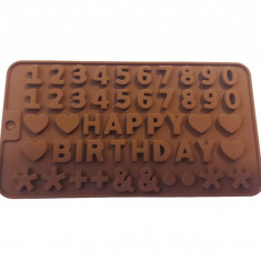 Forma silicon pentru prajituri, Numere din ciocolata, 162COF
