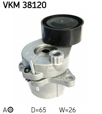 SKF VKM 38120 rola intinzator,curea transmisie foto
