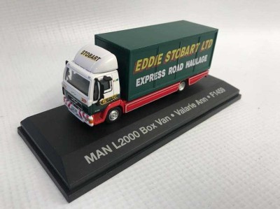 Macheta Man L2000 box stobart 1/76 foto