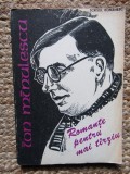 ROMANTE PENTRU MAI TARZIU - ION MINULESCU