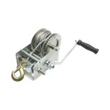 Troliu manual Breckner Germany, capacitate ridicare 1100 Kg, cablu otel 4.8 mm x 10 m, raport transmisie 4:1 / 8:1