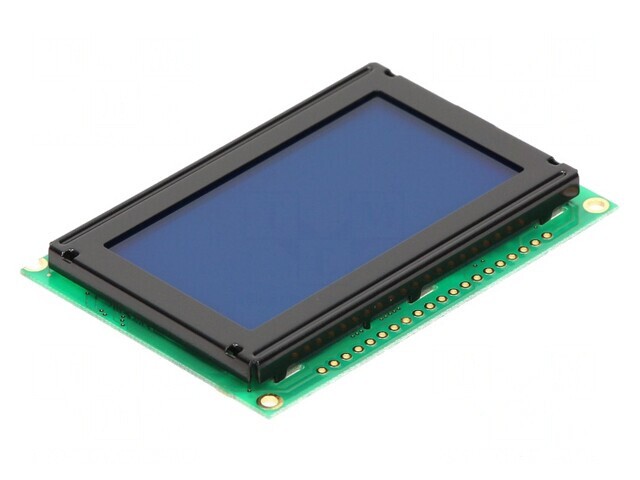 Display LCD Grafic 128x64 Albastru STN 75x52.7x8.9mm