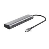 Cumpara ieftin Hub Trust Halyx 5 x USB-C, gri