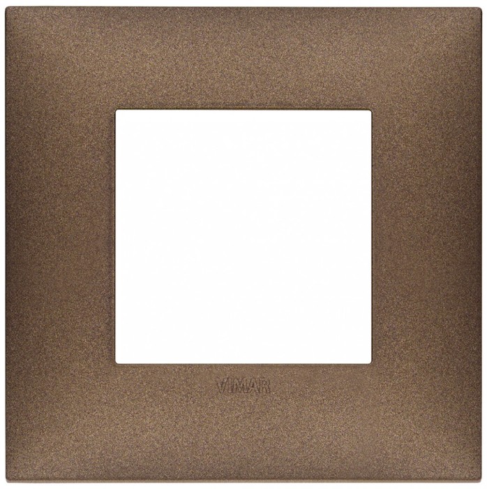 Rama Ornament rectangulara 2M Vimar Neve cupru mat 09662.24