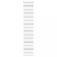 Gossi jaluzea tip zebra alb latime tesatura 40,9 cm poliester