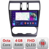 Navigatie Subaru Forester XV dedicata Android QLED octa core 4+64 4G DSP FHD carplay android auto radio gps internet Android kit-062-2019+EDT-E309v3 C