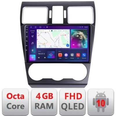 Navigatie Subaru Forester XV dedicata Android QLED octa core 4+64 4G DSP FHD carplay android auto radio gps internet Android kit-062-2019+EDT-E309v3 C foto
