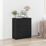 VidaXL Bufet cu sertar Negru 60 x 30 x 70 cm Lemn compozit