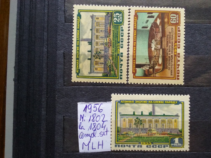1956-Rusia-Complet set-MLH