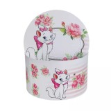 Cumpara ieftin Cutie Transport Trusou Botez, Model Pisica Marie cu Bujori - CTB04