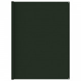VidaXL Covor pentru cort, verde &icirc;nchis, 250x350 cm