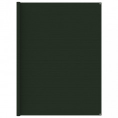 vidaXL Covor pentru cort, verde închis, 250x350 cm