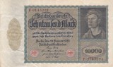GERMANIA 10.000 marci 1922 P-72 (format mare) VF+!!!