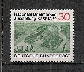 Germania.1970 Expozitia filatelica SABRIA MG.255