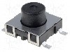 Microintrerupator, 11.4x11.4mm, OFF-(ON), SPST-NO, SCHURTER - 1241.1618.11
