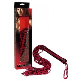 Leather Whip Bici Rosu Piele Naturala
