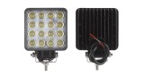 Proiector de lucru Neolite 12/24V; 48W; 3300 lumeni; temperatura culoare 6000K; patrat; cu suport; 16xLED; Latime: 110 mm; Inaltime: 126 mm;